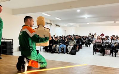 Unimed nas Escolas no Centro Educacional Municipal Ariribá, em Balneário Camboriú